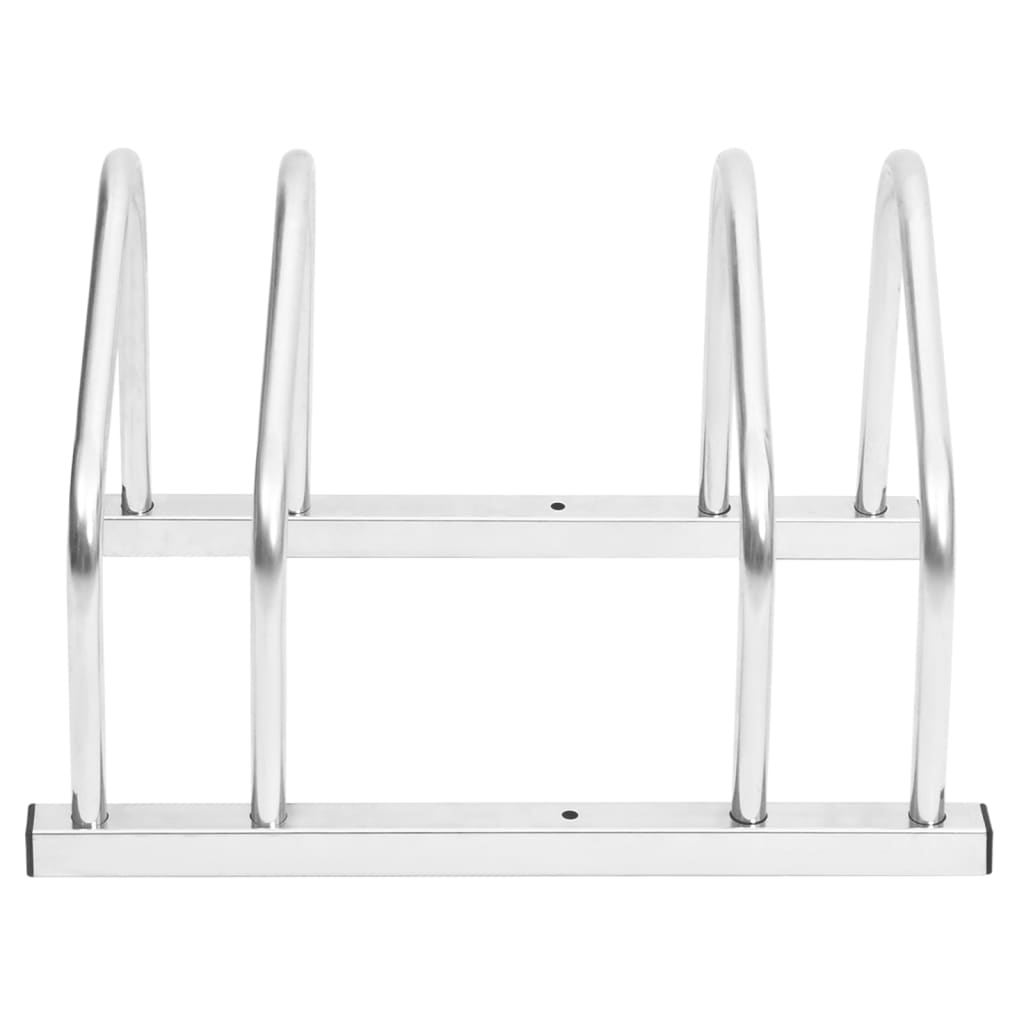 vidaXL Bike Rack for 2 Bikes Galvanised Steel